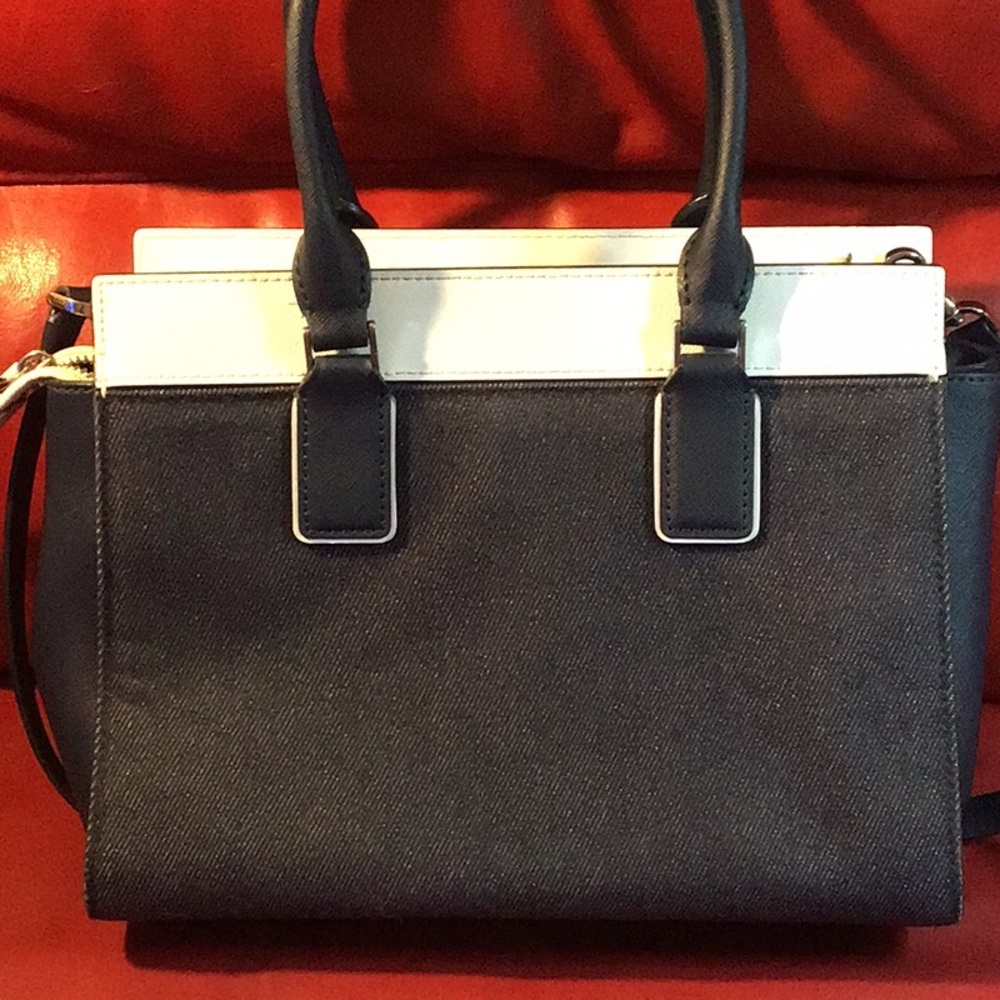 Kate Spade Cameron Color Block Denim & Leather - Picture 5 of 14